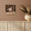 Paard - Bruin - Gras plexiglas 5mm klein -sfeer5