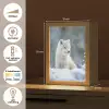 Wolf - Pup - Sneeuw Light Box met kabel klein -USP_NL