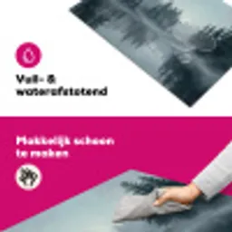 Bos - Meer - Mist - Natuur - Grijs Inductie beschermer vinyl 3mm klein -wsfeer6_website