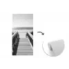 Loopbrug - Hout - Strand - Zee fotobehang vinyl groot -3d