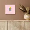 Blah - Bliksem - Roze aluminium wit klein -sfeer4