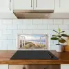 Duinenzicht op Oceaan keuken achterwand spatscherm klein -sfeer2