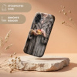 Vrouw - Hamburger - Bontjas Toughcase MagSafe Apple iPhone 17 klein -USP_RandenV_DE