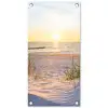Zonsondergang op het Strand tuinposter los doek klein -3d
