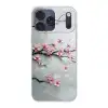 Bloesem - Kunstzinnig - Roze - Sakura Telefoonhoesje iPhone 17 Pro Max klein -3d