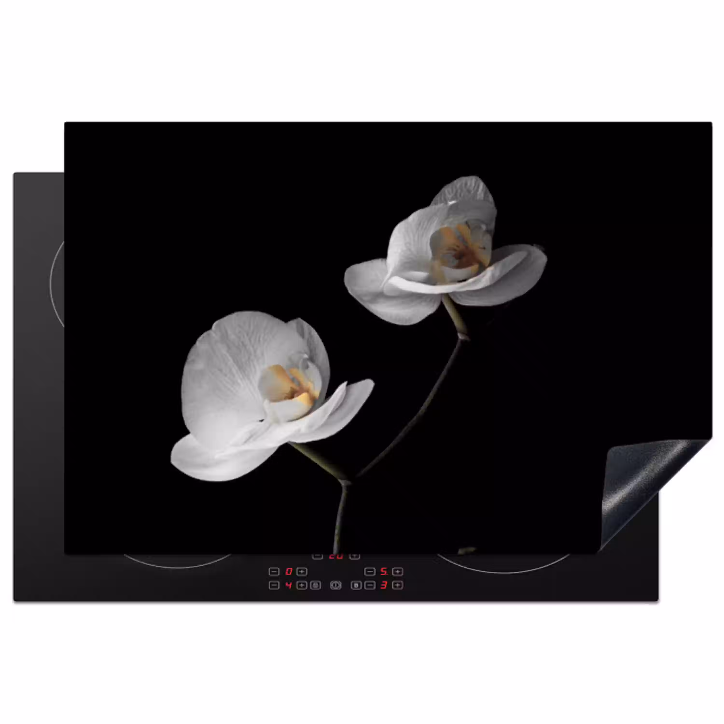 Nachtelijke Orchidee Elegance Inductie beschermer vinyl 3mm klein -3d