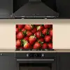 Aardbei - Fruit - Rood keuken achterwand spatscherm klein -sfeer1