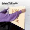 Oranje - Quote - Sun Inductie beschemer met haakjes middel -ky-ophangen-nl