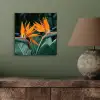 Paradijsvogel - Bloem - Exotisch aluminium wit klein -sfeer2