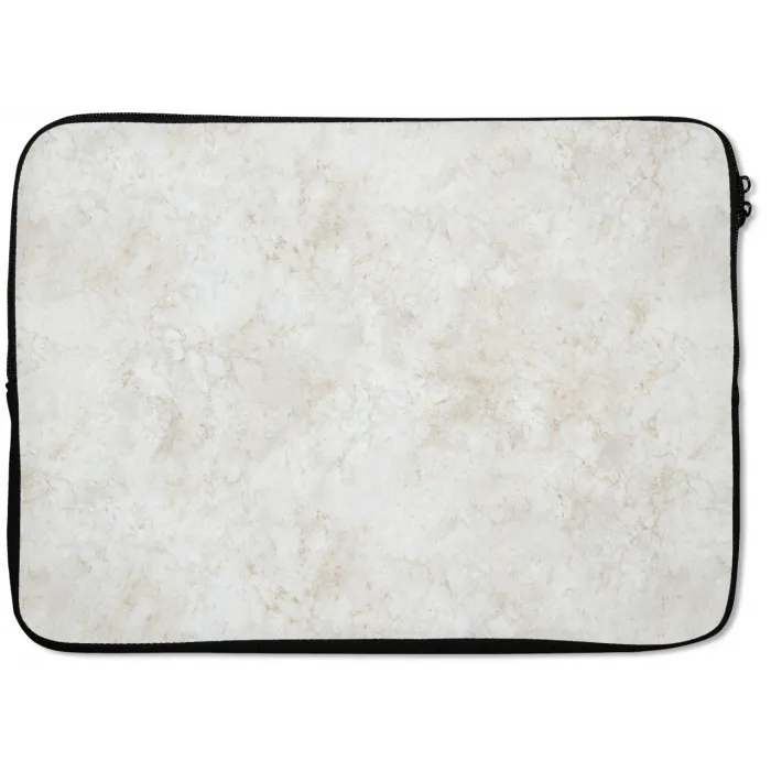 Beige - Marmer - Aders laptophoes neopreen klein 279 -zkaufland3dotto