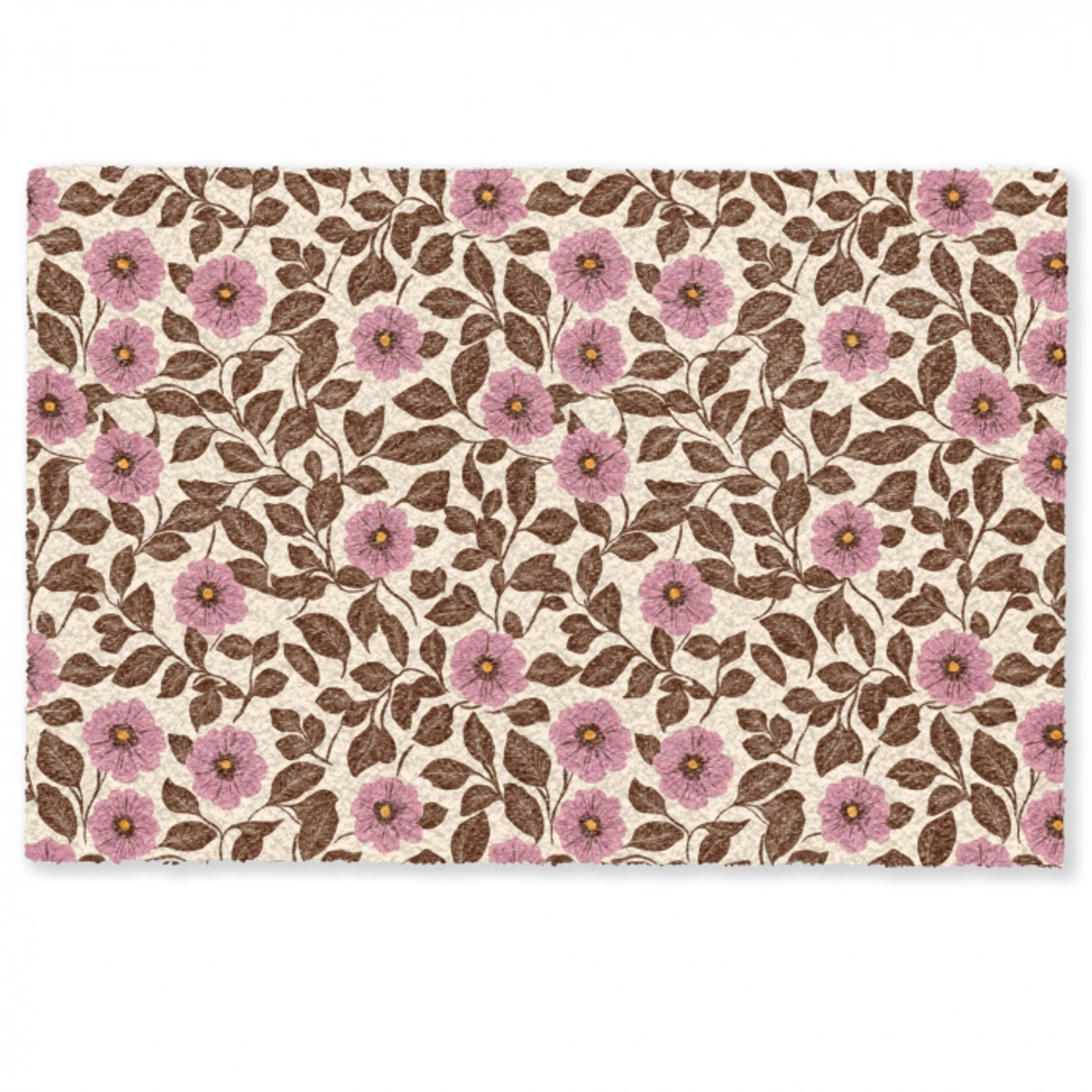 Bloemen - Bladeren - Kleurrijk Deurmat klein 898 -zkaufland3d