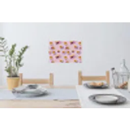 Passievrucht - Tropisch - Paars Muursticker klein 286 -eettafel