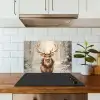 Kerst - Rendier - Winter - Krans keuken achterwand spatscherm klein -sfeer2