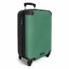 Lederen look blauw groen NBS - Handbagage koffer - Volwassenen Unisex middel -productfoto_3d