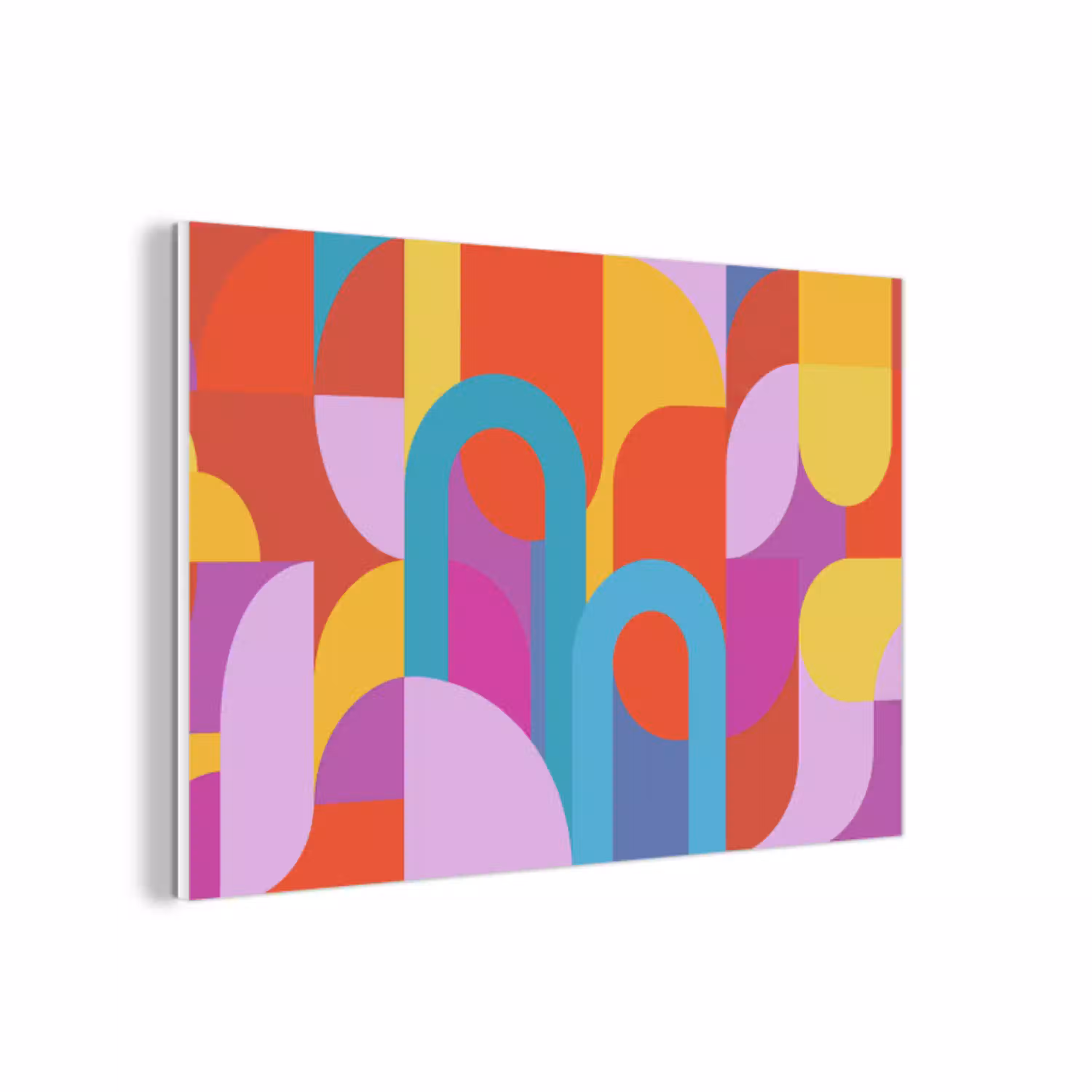 Abstract - Geometrie - Kleurrijk - Modern - Kunst forex 5mm xxl -3d