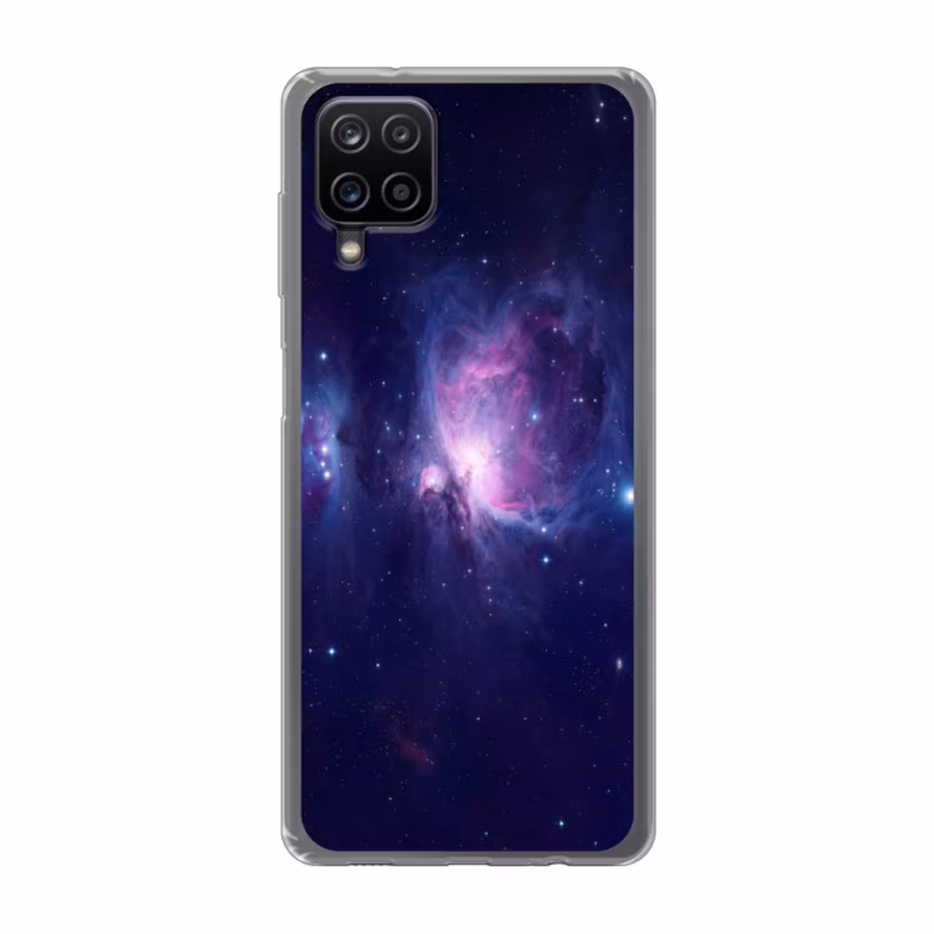 Ruimte - Sterren - Kleurrijk Telefoonhoesje Samsung Galaxy A12 klein -3d