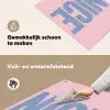 Nice - Paars - Roze Inductie beschemer met haakjes klein -ky-schoon-nl