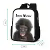 Charlie Chimp Rugzak - Zwart middel -productfoto_formaten