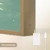 Hamburger - Illustratie - Sla - Kaas Light Box met batterij (Wandlamp) middel -USP_websiteoplaadbaarNL