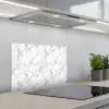 Wit - Marmer - Grijs keuken achterwand spatscherm klein 900 -3d_schuin