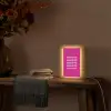 Focus on the good - Roze - wit Light Box met kabel (Tafellamp) klein -sfeer4