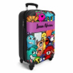 Monster met 1 Oog NBS - Handbagage koffer - Kinderen Unisex middel -productfoto_3d
