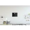Lepel - Zilver - Metaal textielposter latten blank klein -kinderkamer