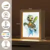 Schildpad - Cartoon - Water - Groen Light Box met kabel klein -USP_NL