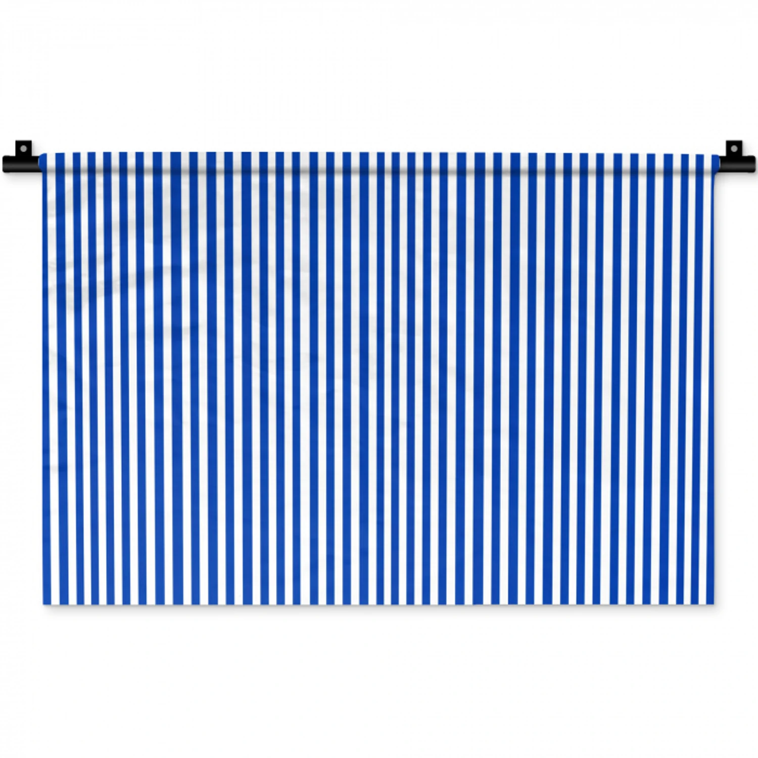 Klassiek - Strepen - Blauw Wandkleed katoen klein 269 -zz3d