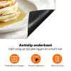 Pannenkoeken - Banaan - Siroop - Wit - Beige Inductie beschermer vinyl 3mm klein -zzzzzzz-td-onderkant
