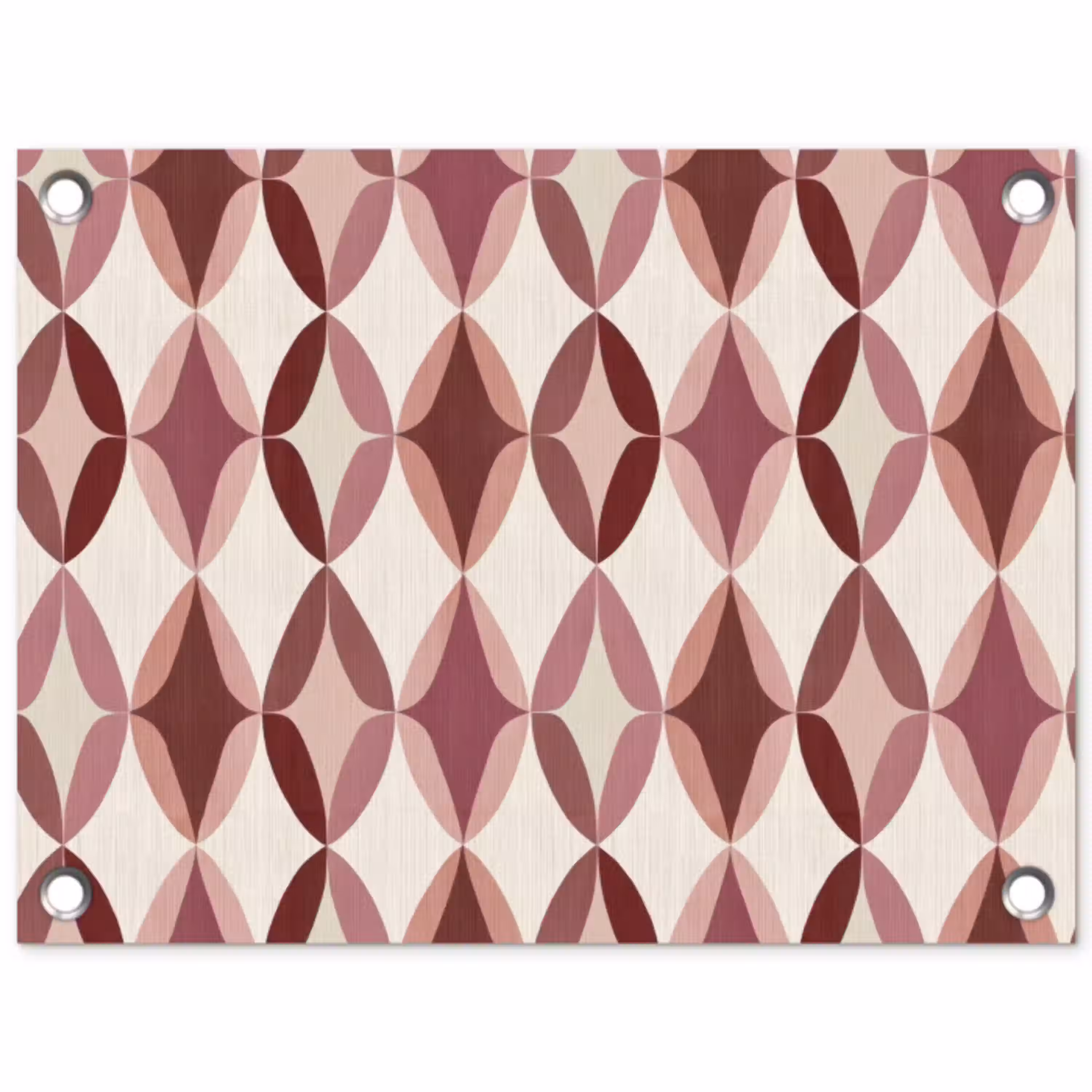 Ovaal - Textuur - Roze tuinposter los doek klein 239 -3d