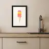 Schepijs - Hoorntje - Illustratie - Minimalistisch KitchenYeah - Keuken - Fotolijst klein -sfeer2