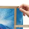 Blauw - Orchidee - Elegeant Light Box met batterij (Wandlamp) middel -USP_websiteprintNL