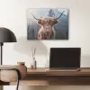 Schotse hooglander - Koe - Dieren - Berg - Natuur PET vilt klein -sfeer5