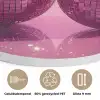 Glitter - Discobol - Roze - Kersen Akoestische PET Vilt - Rond klein -closeup_NL