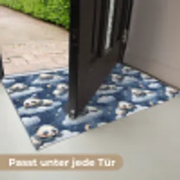 Panda's - Slapen - Blauw Deurmat klein 898 -USP_DE