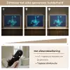 Voetballer - Blauw - Neon Light Box met batterij (Wandlamp kind) middel -USP_dimbaarNL
