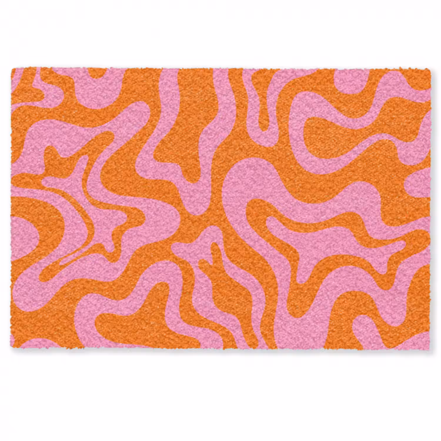 Deurmat - Patroon - Roze - Oranje - Abstract - Modern