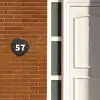 Gebarsten steen - Traditioneel Naambord Organisch middel -sfeer3