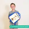 Torenkraan - Getekend - Oranje Kinderrugzak - Blauw middel -sfeer1_NL