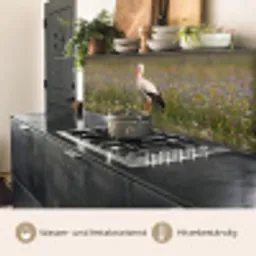 Ooienvaar - Bloemen - Weide - Kleurrijk keuken achterwand 2 middel -usp_DE