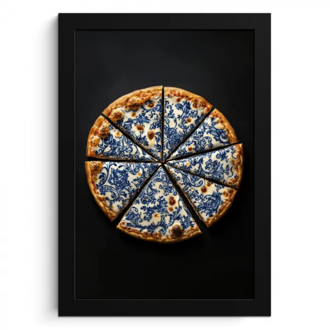 Pizza - Eten - Delftsblauw KitchenYeah - Keuken - Fotolijst klein -3d