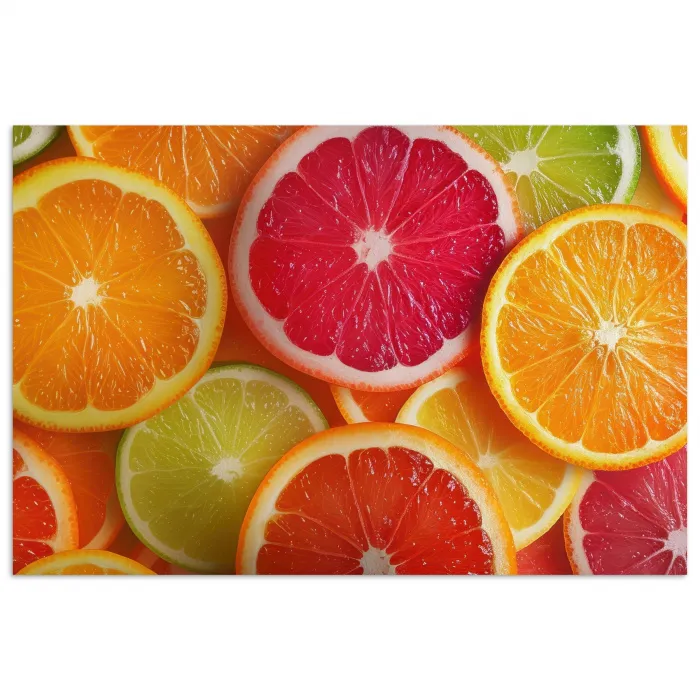 Fruit - Kleurrijk - Close up poster papier klein -3d