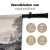 Mistig - Berglandschap - Illustratie Wandkleed katoen klein -sfeer2