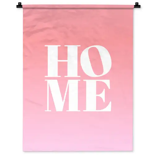Home - Letters - Groot - Roze Wandkleed katoen klein -zz3d