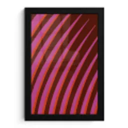 Lijnen - Rood - Beweging fotolijst zwart zonder passe partout klein -3d