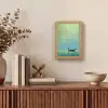 Bootje - Water - Bladeren - Bloesems Light Box met kabel (Tafellamp) klein -sfeer2