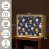 Dieren - Sterrenhemel - Ruimte Light Box met batterij (Wandlamp kind) middel -USP_websiteoverzichtNL