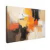 Abstract - Modern - Verflook - Herfst kleuren - Oranje canvas 2cm klein -z3d