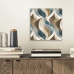 Abstract - Golven - Kleurrijk aluminium wit klein 46 -sfeer1